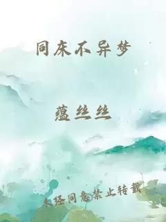 同床不异梦