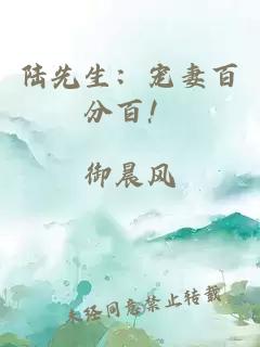 陆先生：宠妻百分百！